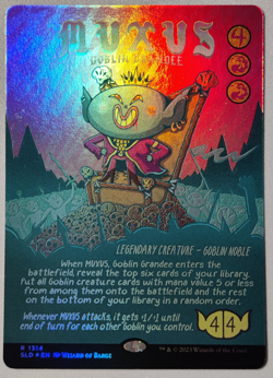 MTG Secret Lair Muxus, Goblin Grandee #1314 SLD Goblin & Squabb [UPick Foil/Reg] - Image 2