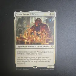 Sram, Senior Edificer *Rare* Magic MtG x1 AFC Commander - Image 1