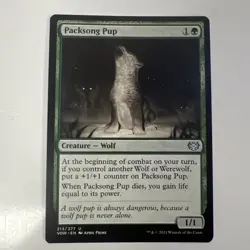 MTG Magic the Gathering Packsong Pup (213/596) Innistrad Crimson Vow LP - Image 1