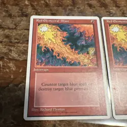 2x Magic The Gathering - Red Elemental Blast - 4th Edition - Image 2