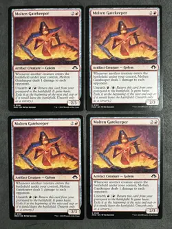 Molten Gatekeeper - Modern Horizons 3 (MH3) x4 (Playset) MINT MTG Magic - Image 1