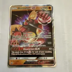 Buzzwole GX Ultra Beast Promo Holo Pokemon TCG Card SM69 Basic 190 HP English - Image 1