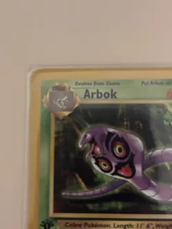 Pokemon TCG Arbok 1st Edition Fossil Uncommon 31/62 Stage 1 60 HP WOTC Regular - Image 5