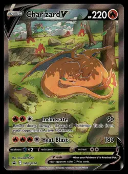 Pokemon Cards Charizard V SWSH260 SWSH Black Star Promo NM - Image 1