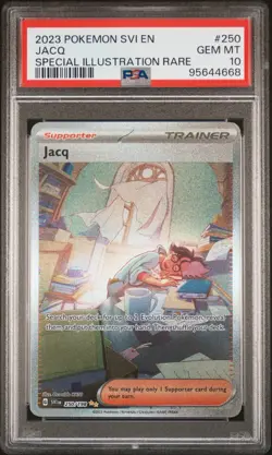 JACQ SPECIAL ILLUSTRATION RARE PSA 10 SCARLET & VIOLET BASE SET #250 POKEMON - Image 1