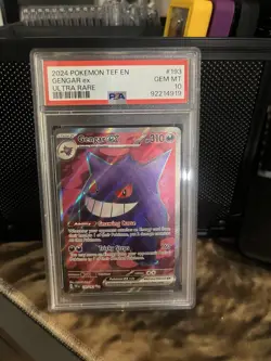 Pokemon TCG Gengar EX Temporal Forces Ultra Rare PSA 10 - Image 1