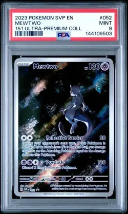 SEQUENTIAL PSA 9 CHARMANDER 044 OBSIDIAN FLAMES MEWTWO 052 151 PROMO POKEMON - Image 2