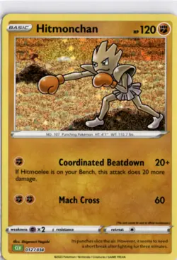Pokemon English CLV *Holo Hitmonchan 012/034 NM TCG Classic Collection - Image 1