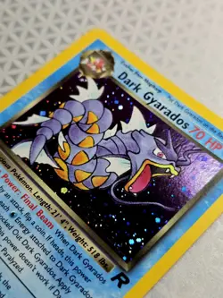 ◓Dark Gyarados 8/82 Team Rocket - Pokemon TCG Prerelease Stamped Holo Rare - Image 4