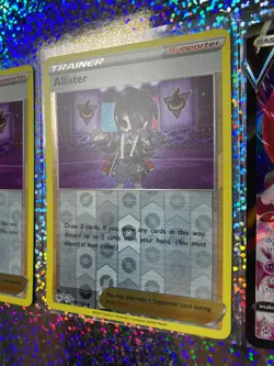 Pokemon TCG Lost Origin Trainer Gallery Ultra Rare Full Art TG18/TG30 Enamorus V - Image 4