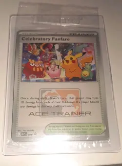 Celebratory Fanfare MEP028 ACE TRAINER Pokemon TCG Black Star Promos New/Sealed - Image 1