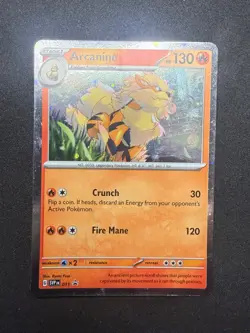 Arcanine SVP 011 Cosmos Holo | Scarlet & Violet Black Star Promo | Pokemon NM/M - Image 1