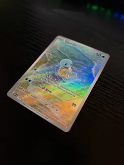 Pokemon Squirtle 170/165 SV 151 Illustration Rare IR Holo NM Scarlet & Violet - Image 2