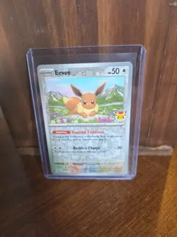 Eevee 074/131 Pokemon TCG Pokemon Day 2025 Reverse Cosmos Holo NM - Image 1