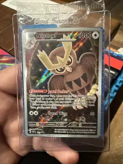 Pokemon Noctowl TCG Elite Trainer Box SVP en 141 Stellar Crown ETB Sealed Promo - Image 1