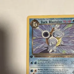 Dark Blastoise 20/82 Non Holo 1st Edition Team Rocket Pokemon TCG - Image 3