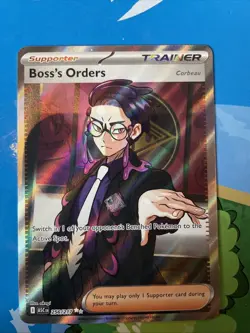 Pokemon Boss's Orders Corbeau Trainer 256/217 Me03: Ascended Heroes Ultra Rare - Image 1