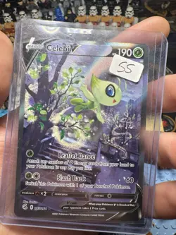 2021 Pokemon Celebi V (Full Art) 245/264 Swsh08: Fusion Strike Holo *L1* - Image 1