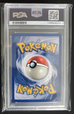 1999 POKEMON FOSSIL 1ST EDITION #19 DRAGONITE PSA 8 - Image 2