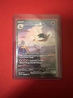 Charizard EX 199/165 Pokemon TCG 151 Special Illustration Rare NM In Hand - Image 1