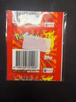 Pokemon Topps Merlin Collections 1999 Sticker Pack Series 1 Sealed 6 Stickers - Image 2