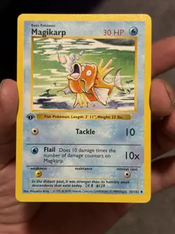 Magikarp #35 - 1st Edition - Pokemon Base Set 1999 Wizards WOTC - NM - Image 1