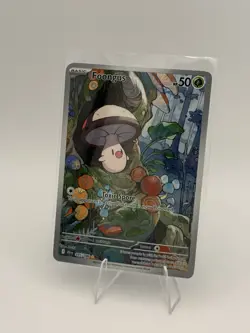 Pokemon TCG Foongus 095/086 SV: Black Bolt Illustration Rare Holo Basic 50 HP - Image 1