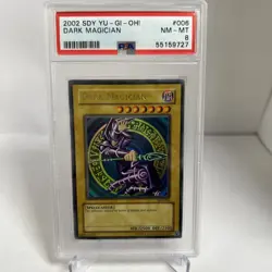 PSA 8 Yugioh Dark Magician Unlimited Ultra Rare Starter Deck Yugi - Image 1