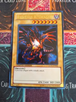 Yu-Gi-Oh! Red-Eyes B. Dragon LC01-EN006 Limited Ultra Rare Near Mint f6/ - Image 1