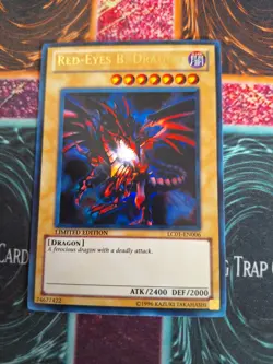 Yu-Gi-Oh! Red-Eyes B. Dragon LC01-EN006 Limited Ultra Rare Near Mint f6/ - Image 1
