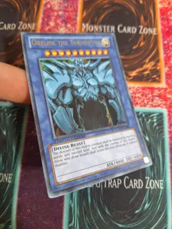 Yu-Gi-Oh! Obelisk the Tormentor LC01-EN001 Limited Ultra Rare Lightly Played - Image 2