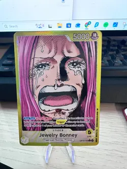 One Piece TCG Jewelry Bonney OP13-100 Alt Leader – Corner Damage – English - Image 4