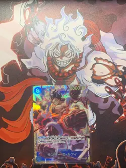 Monkey D. Luffy OP11-118 SEC A Fist of Divine Speed ONE PIECE Card Game Japanese - Image 1