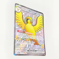 Pokemon Pidgeot EX Shiny Ultra Rare Full Art Holo Card 221/091 SV Paldean Fates - Image 2