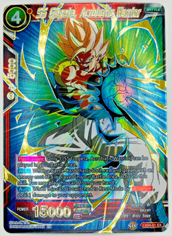 SS Gogeta Acrobatic Warrior GOLD STAMP Foil Dragon Ball Super Card Game | LP - Image 1