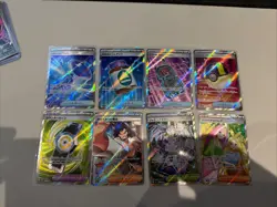 Complete Set Of 8 SRs Pokemon Mega Dream Japanese Cards Bundle All NM-M - Image 1