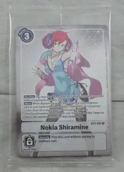 Digimon Nokia Shiramine Battle of Omni (BT-05) BT5-092 R Card - Image 1
