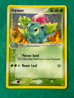 IVYSAUR 35/112 FireRed & LeafGreen Holo LP Rare Pokemon Card - Image 1