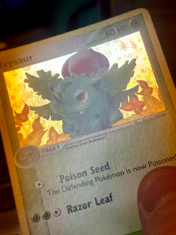 IVYSAUR 35/112 FireRed & LeafGreen Holo LP Rare Pokemon Card - Image 3