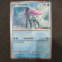 Pokemon Suicune 026/094 EB Games Exclusive Stamped Promo Card Phantasmal Flames - Image 1