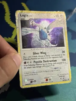 Lugia LV. 43 14/132 Pokemon Holo Rare Vintage Card Diamond Pearl Secret Wonders - Image 3