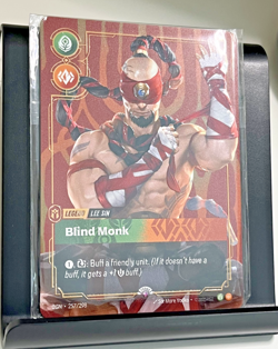 Riftbound METAL Card – LEE SIN Blind Monk – Houston Prize Wall Exclusive – 1/35 - Image 2