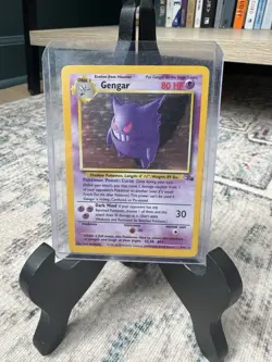 Pokemon TCG Gengar Fossil Holo Card 5/62 Unlimited Rare - Image 1