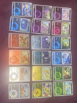 Pokemon TCG Energy/Pokeball Eevee Evo. 36 Card Full Set Gem Pack Vol. 2 Chinese - Image 1