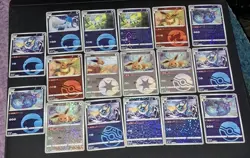 Eevee Evolutions Mixed Pokemon TCG 17 Card Lot CBB2C Gem Pack Vol 2 S-Chinese - Image 1