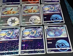 Eevee Evolutions Mixed Pokemon TCG 17 Card Lot CBB2C Gem Pack Vol 2 S-Chinese - Image 5