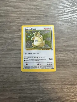 Kangaskhan 5/64 Jungle Pokemon Card Holo Foil Rare Mp - Image 2