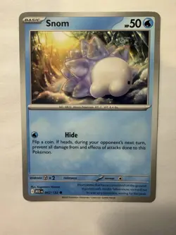 Snom ME01: Mega Evolution 042/132 NM English Pokemon Card - Image 1