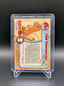 Topps Pokemon Charmander #04 TV Animation Edition Non Foil Card - Blue Logo - NM - Image 2