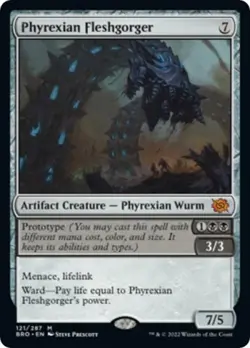 Phyrexian Fleshgorger - Near Mint MTG The Brothers' War - Image 1